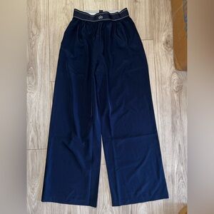 Alo Yoga Navy Wide-Leg Pants